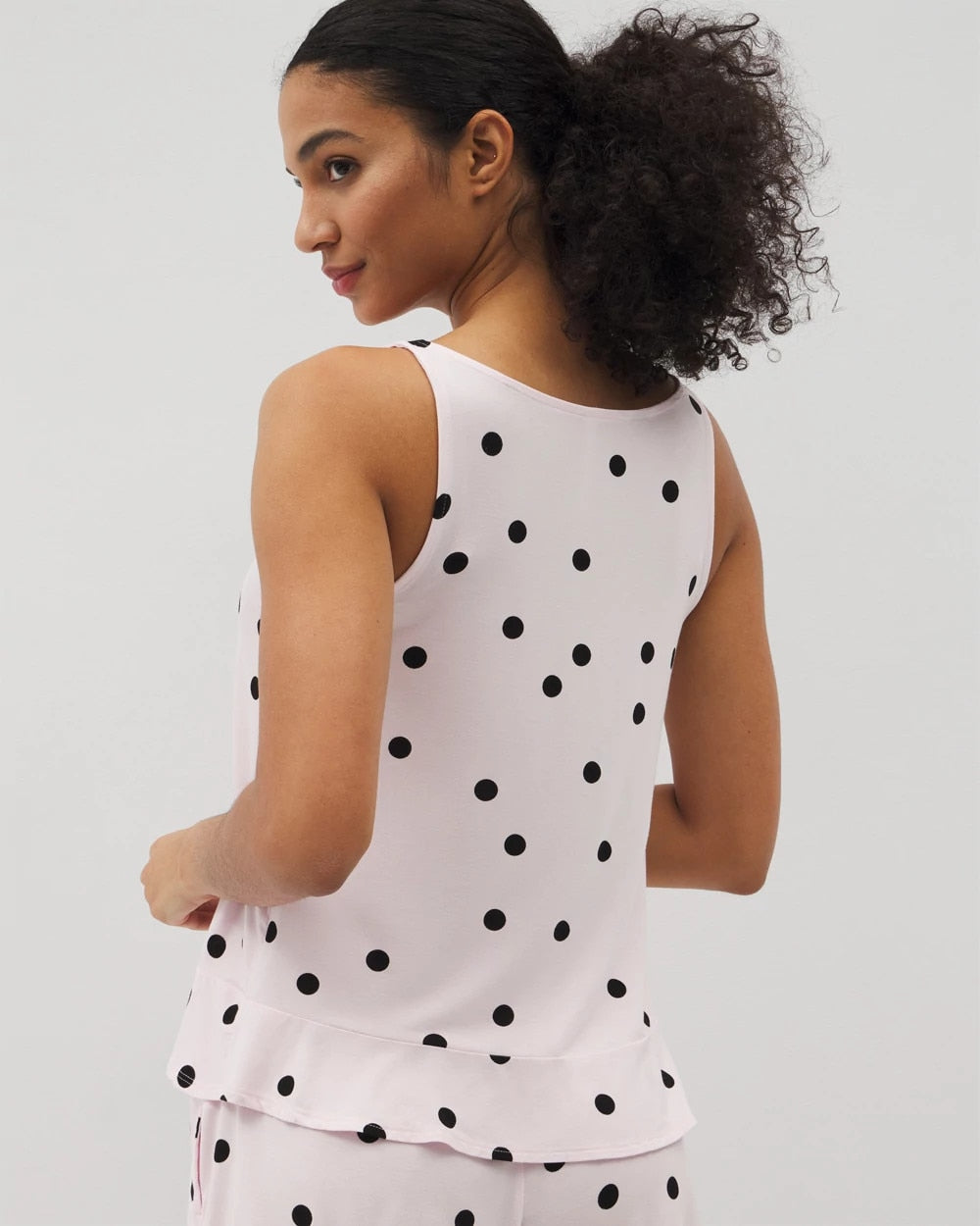 CHEERFUL DOT B SUGAR - Ruffle Pajama Tank