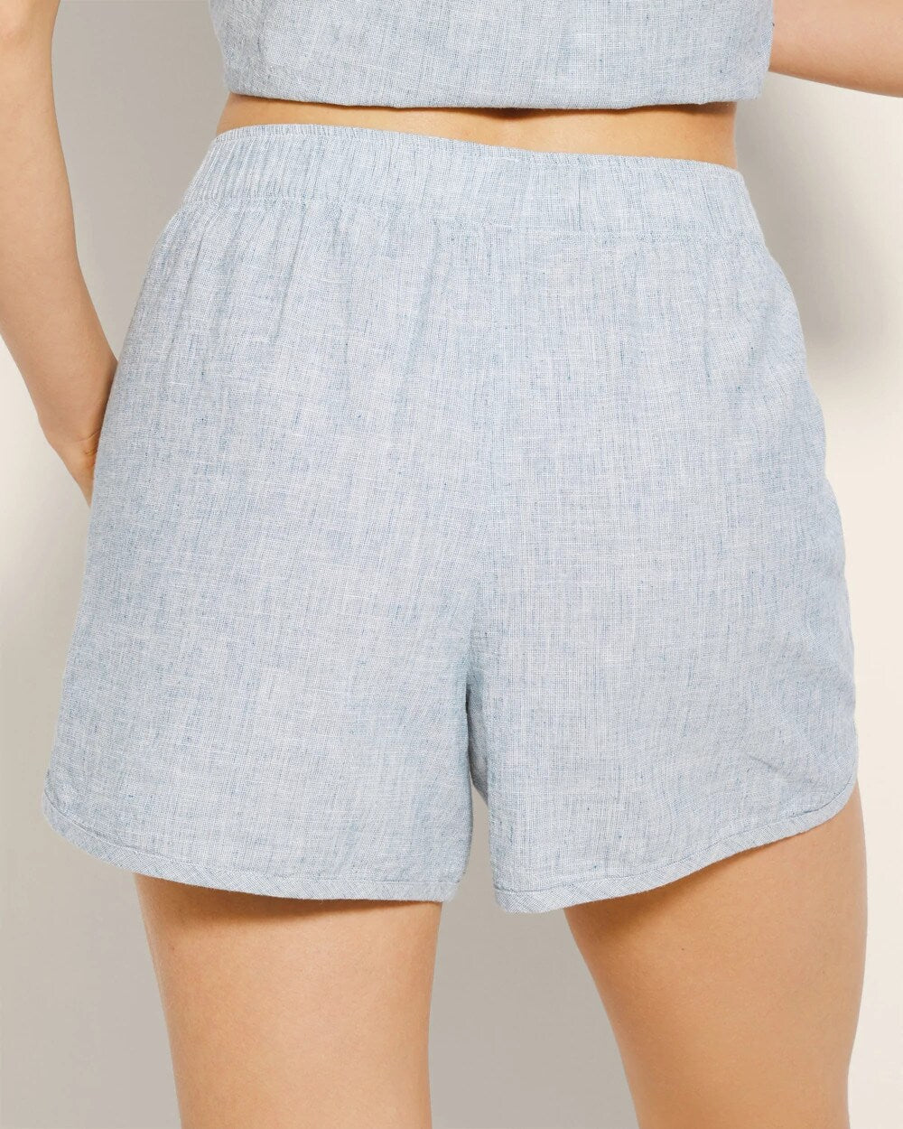IDYLLIC BLUE CROSSDYE - Pajama Shorts