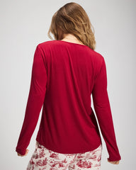 PAINT THE TOWN RED - Classic Long Sleeve Pajama Top