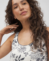MEANDERING GARDEN CHAMP - Pajama Tank With Piping