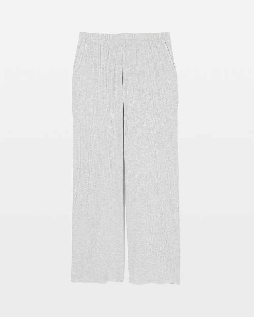 HEATHER FROST - Pointelle Wide Leg Pajama Pant