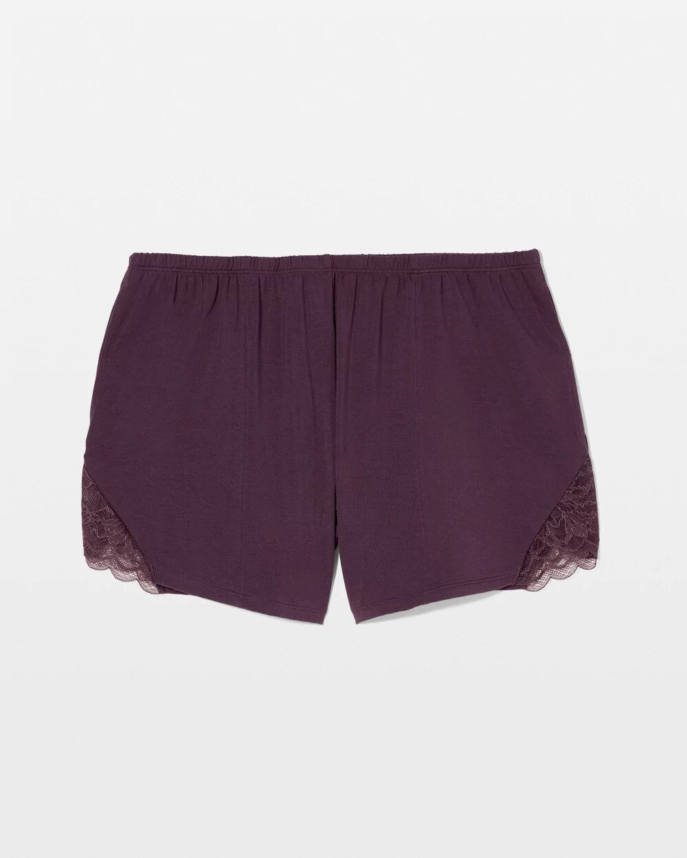 PLUM PERFECT - Lace Trim Pajama Short