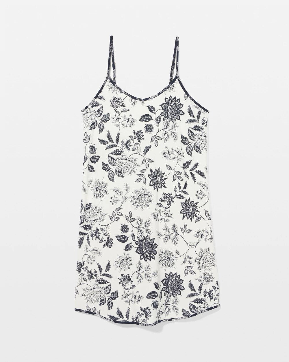 MEANDERING GARDEN CHAMP - V-Neck Chemise