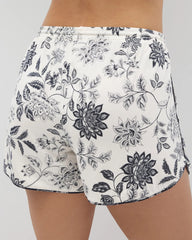 MEANDERING GARDEN CHAMP - Printed Pajama Shorts