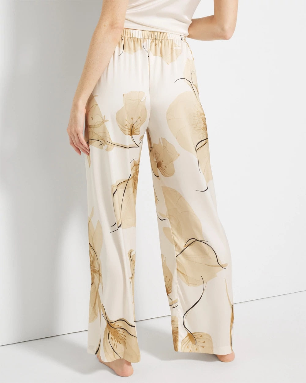 CHIFFON FLORAL G CHMP DRM - Printed Pajama Pants