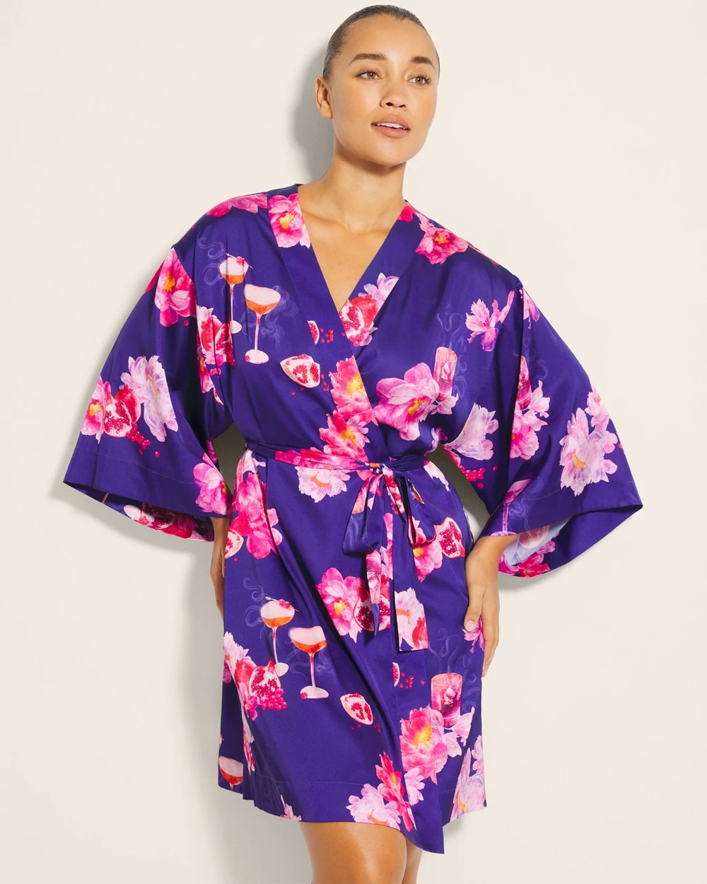 FROSTINIS PASSION FLOWER - Kimono Robe