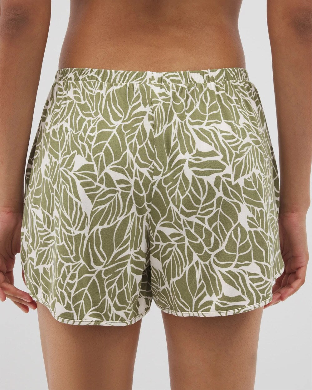 PALMTASTIC VETIVER/CHAMP - Printed Pajama Short