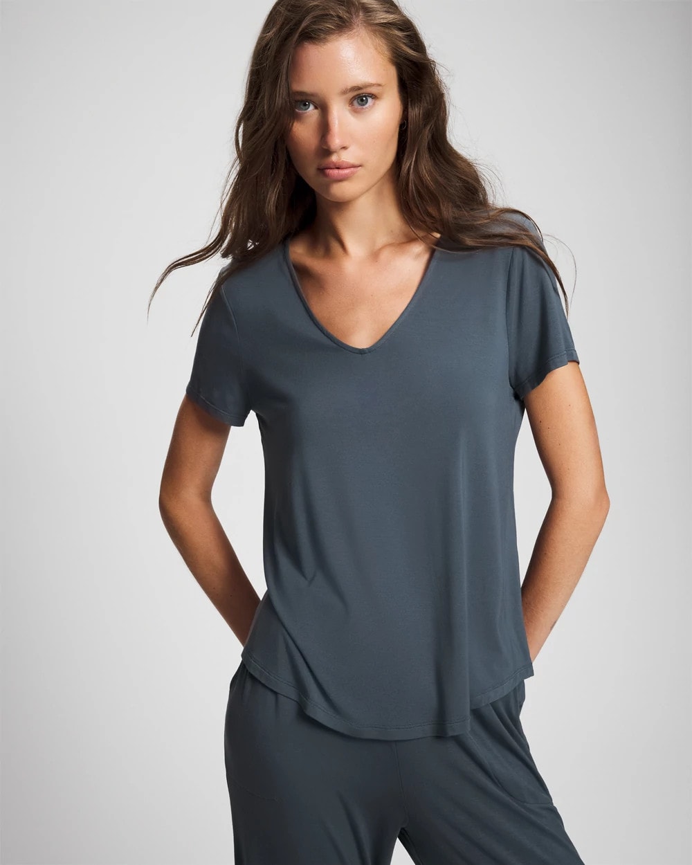 PETROL - Short Sleeve Pajama Tee