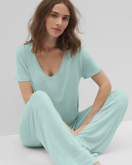 HARBOR GREEN - Short Sleeve Pajama Tee