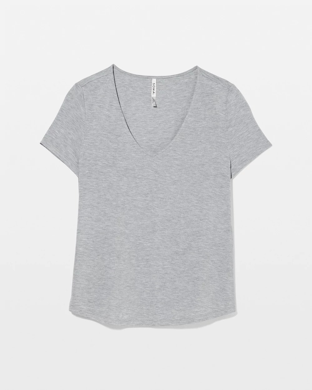 HEATHER OPAL GRAY - Short Sleeve Pajama Tee