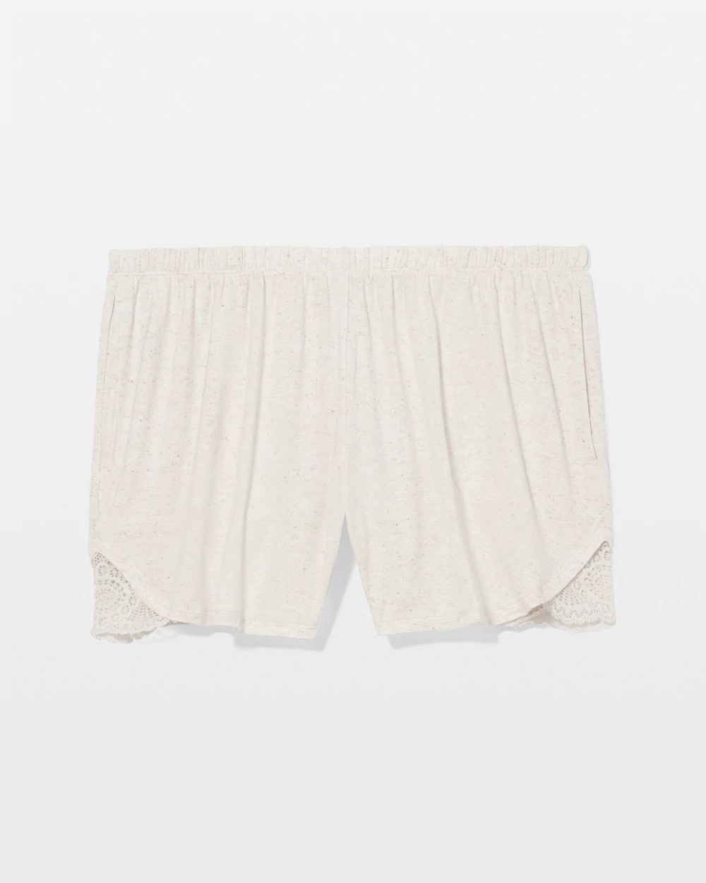 IVORY SLUB - Slub Pajama Short