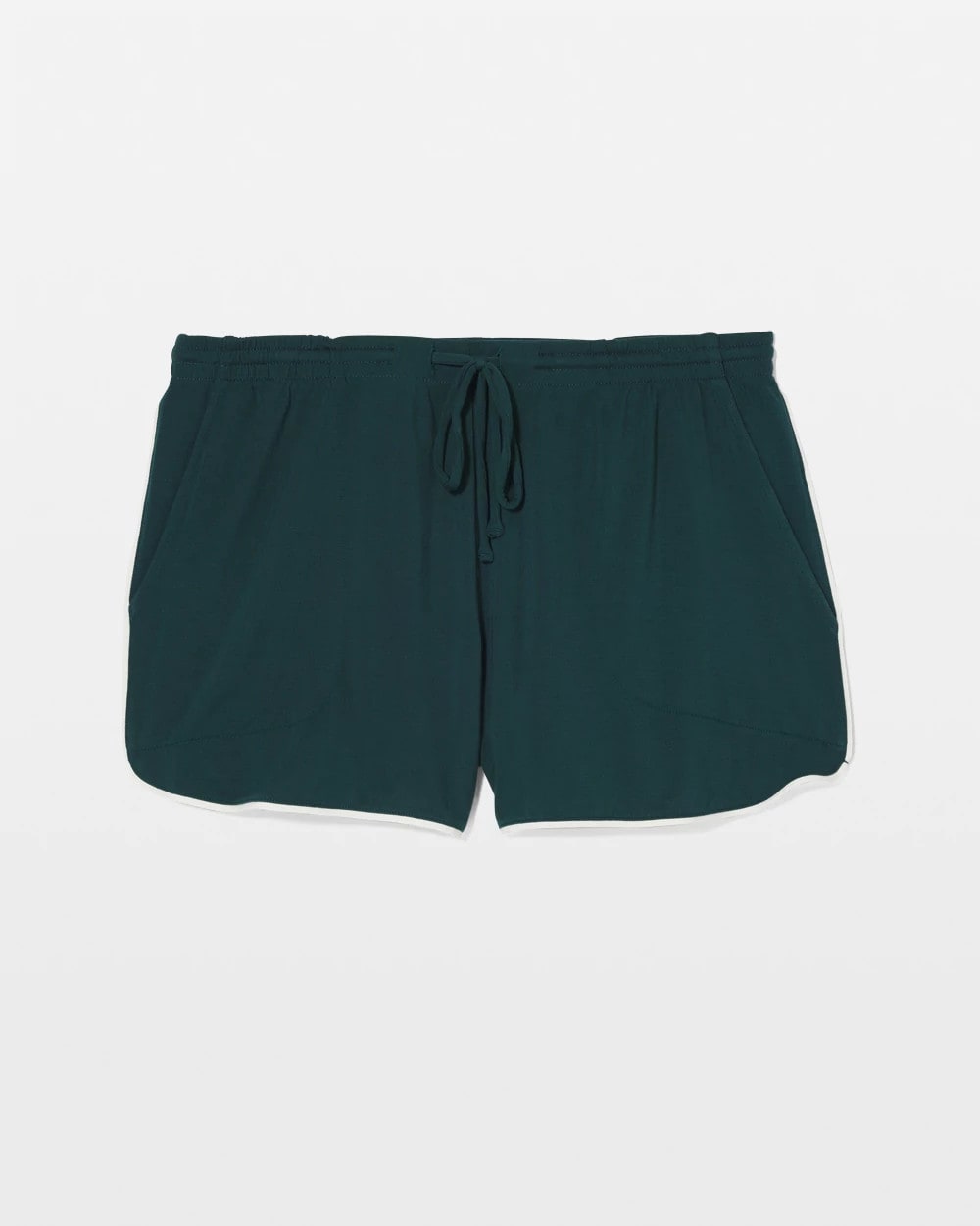 DARK SEA - Solid Piped Pajama Shorts