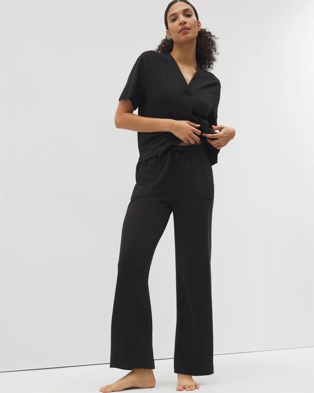 BLACK - Pajama Pants