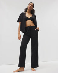 BLACK - Pajama Pants