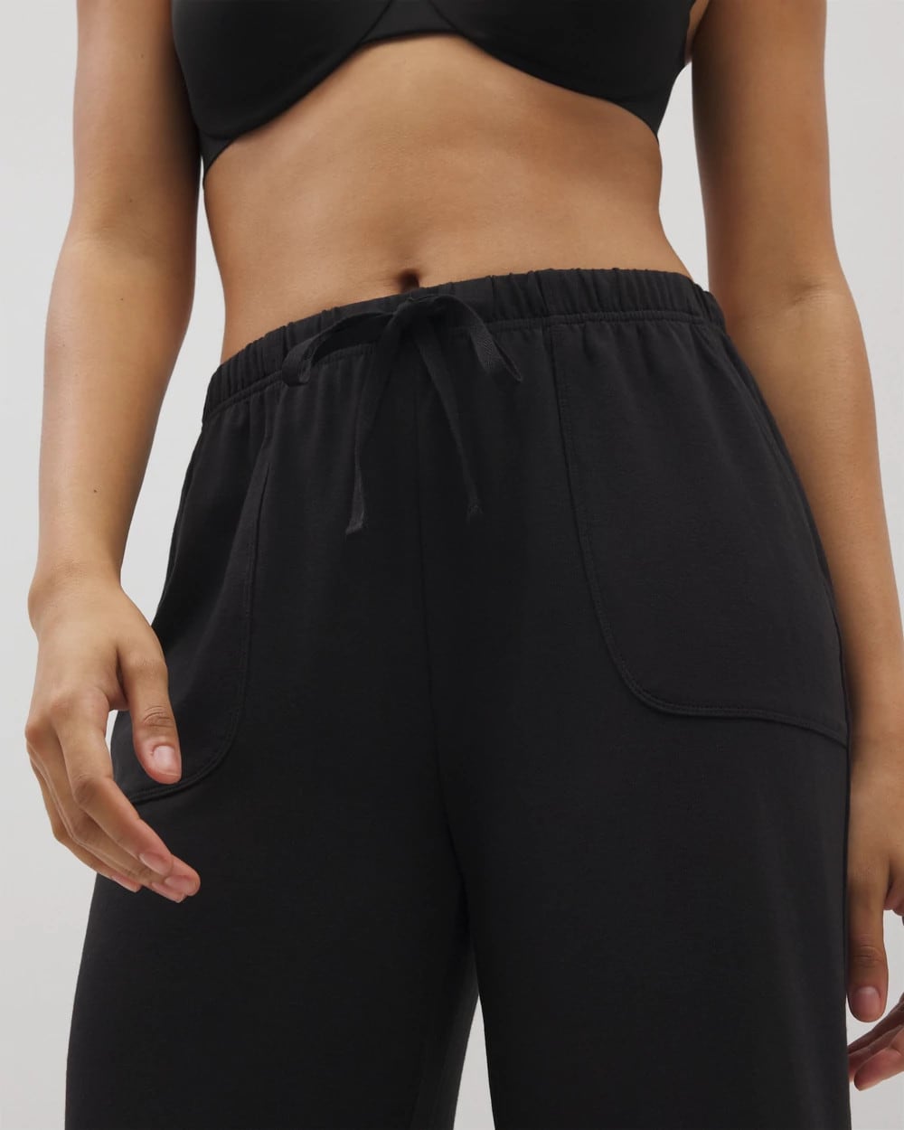 BLACK - Pajama Pants
