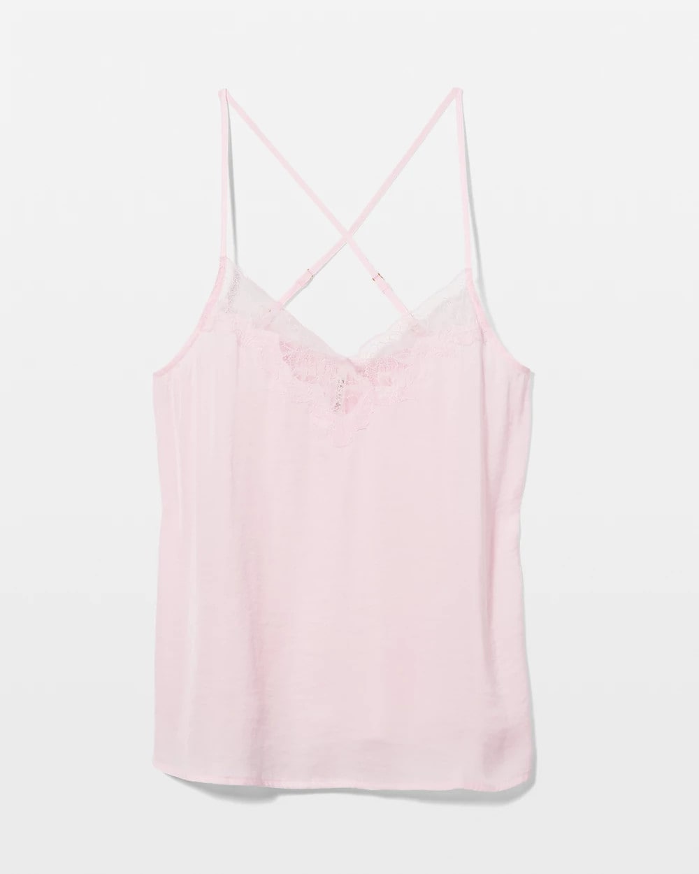 SUGAR COATED - Lace Trim Pajama Cami