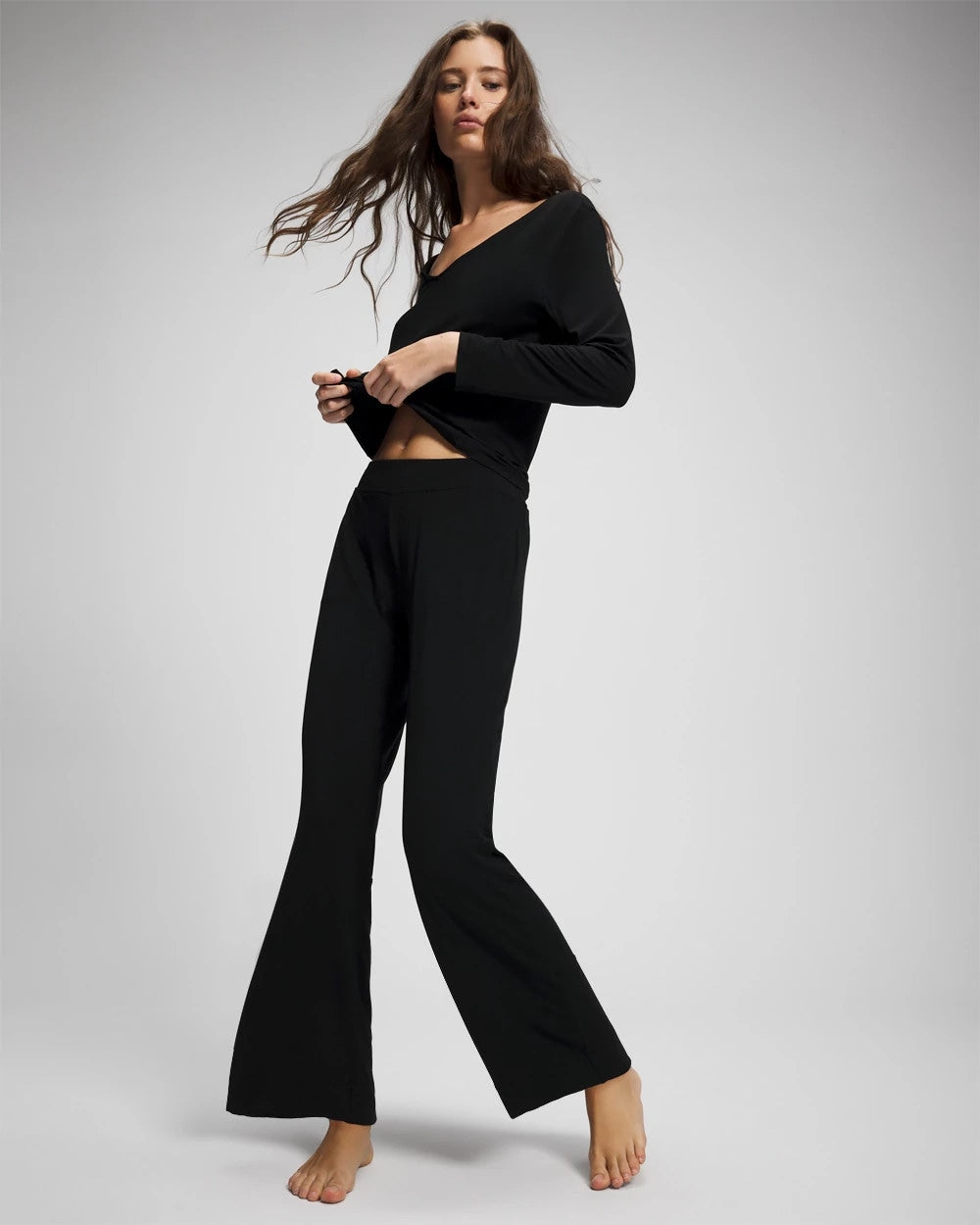 BLACK - Pajama Pants