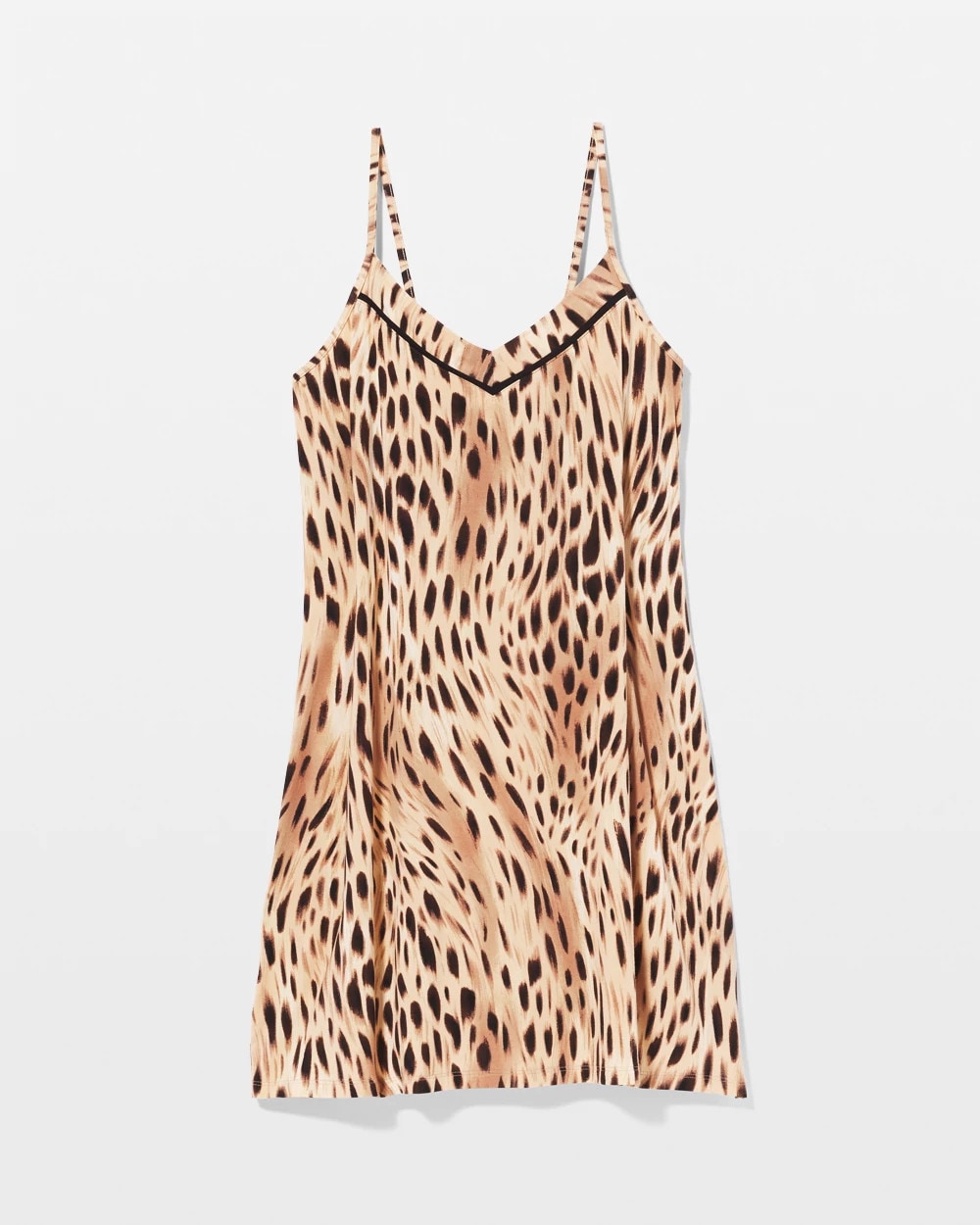 SPLENDID LEOPARD AMBER - Chemise with Piping