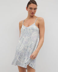 GLOBAL PAISLEY GRAND C - Chemise with Piping