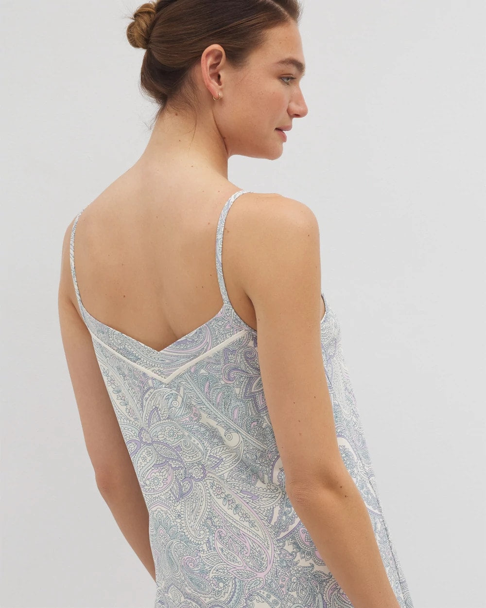 GLOBAL PAISLEY GRAND C - Chemise with Piping