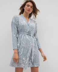 GLOBAL PAISLEY GRAND C - Short Robe