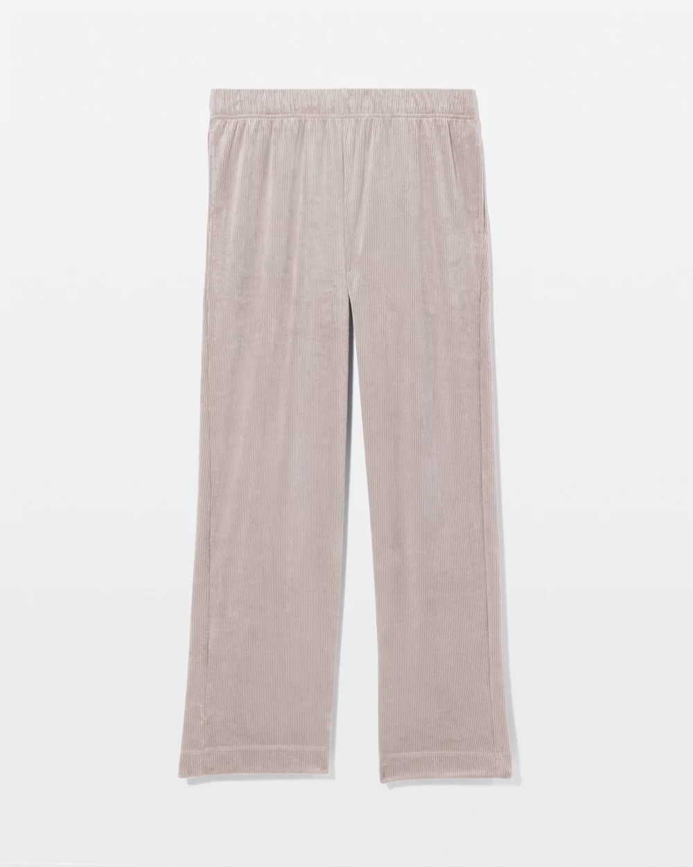 SILVER TAUPE - bed Wide-Leg Pajama Pants