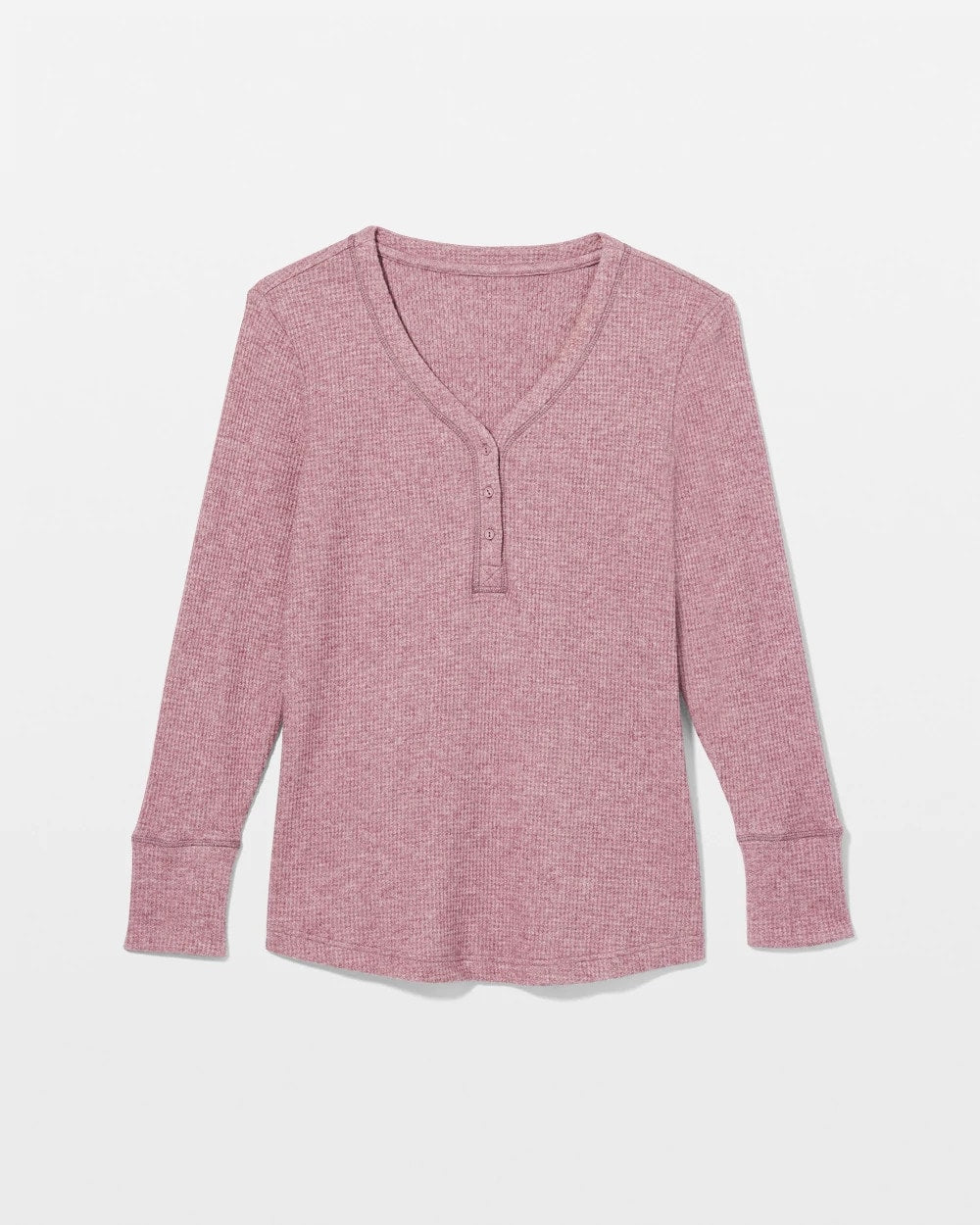 HEATHER PINOT - Long-Sleeve Pajama Henley