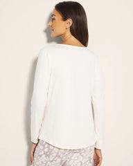 CHAMPAGNE DREAMS - Long-Sleeve Pajama Top