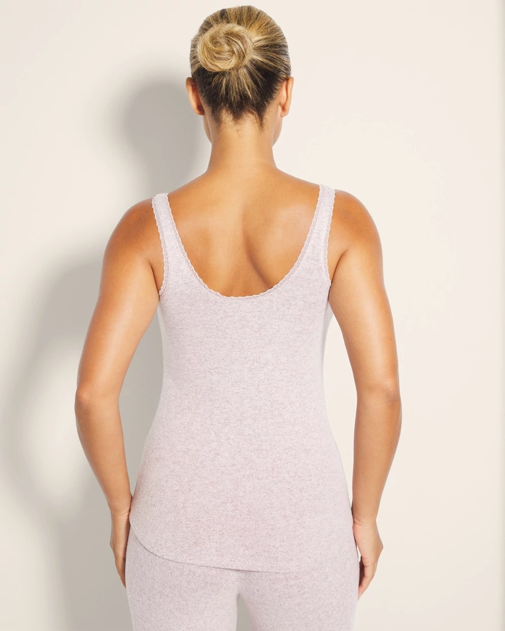 PORCELAIN/ELDERBERRY CD - Cozyluxe Pajama Tank
