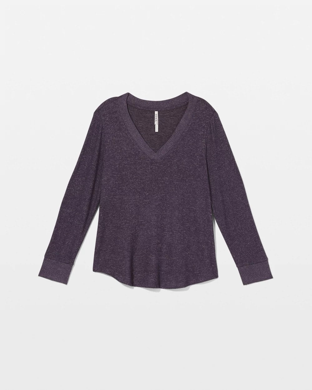 GRAY INK/PEARLED IVORY - Long Sleeve Pajama Tee