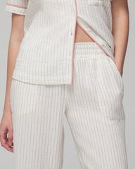DBL CLOTH BW STRIPE - Pajama Pants
