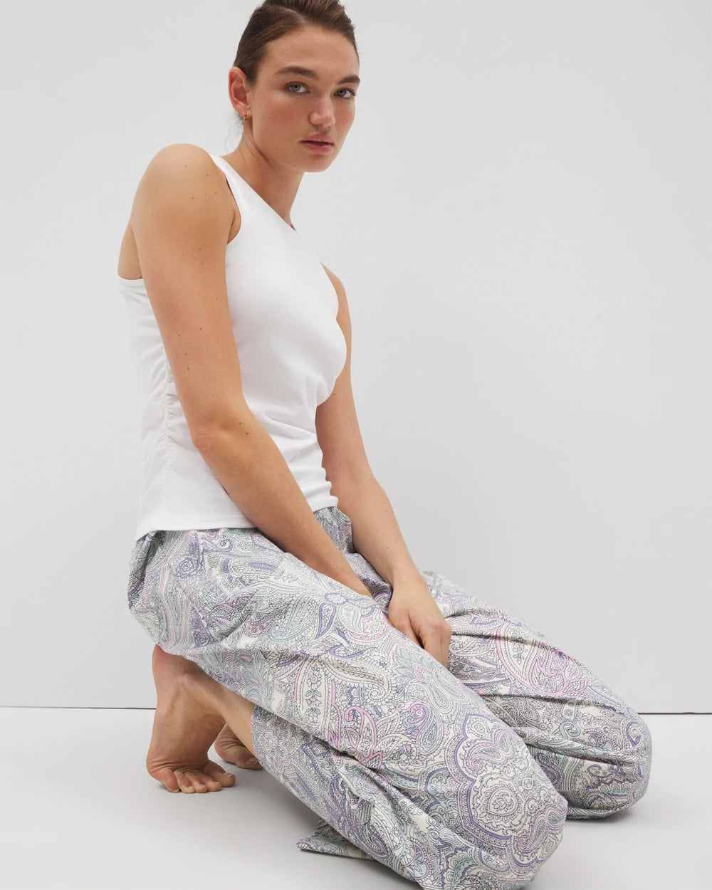 GLOBAL PAISLEY GRAND C - Pajama Pant