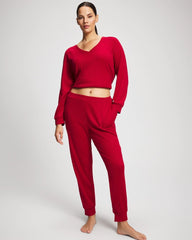 PAINT THE TOWN RED - Banded Pajama Bottom