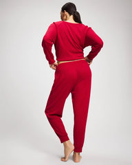 PAINT THE TOWN RED - Banded Pajama Bottom