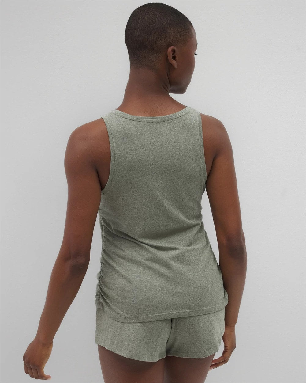 HEATHER HIGHLANDS - Ruched Pajama Tank