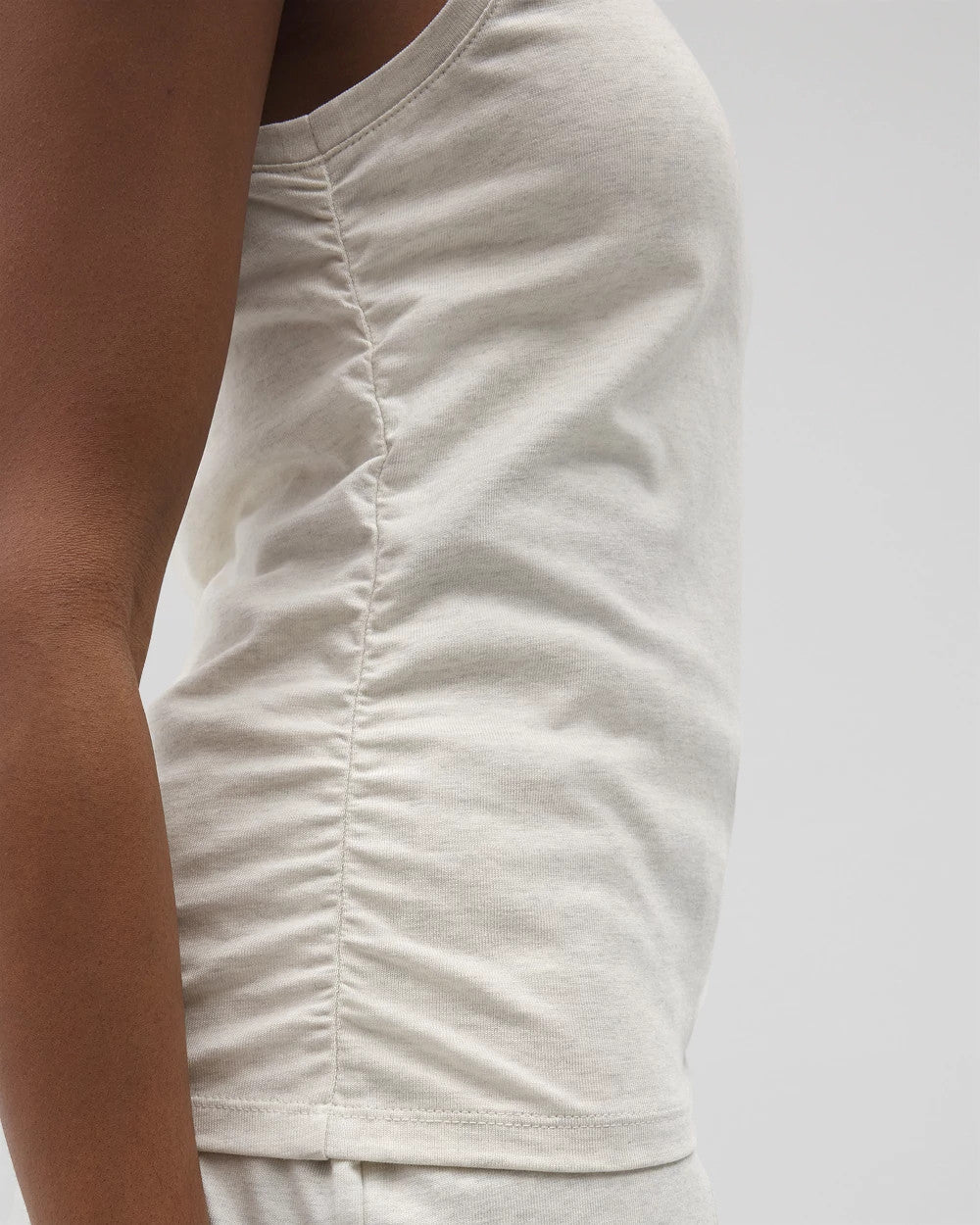 HEATHER CRYSTAL - Ruched Pajama Tank