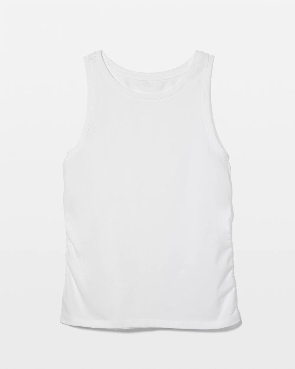 OPTIC WHITE - Ruched Pajama Tank