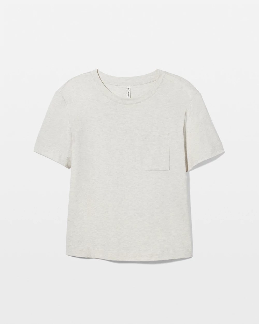 HEATHER CRYSTAL - Short-Sleeve Pocket Pajama Tee