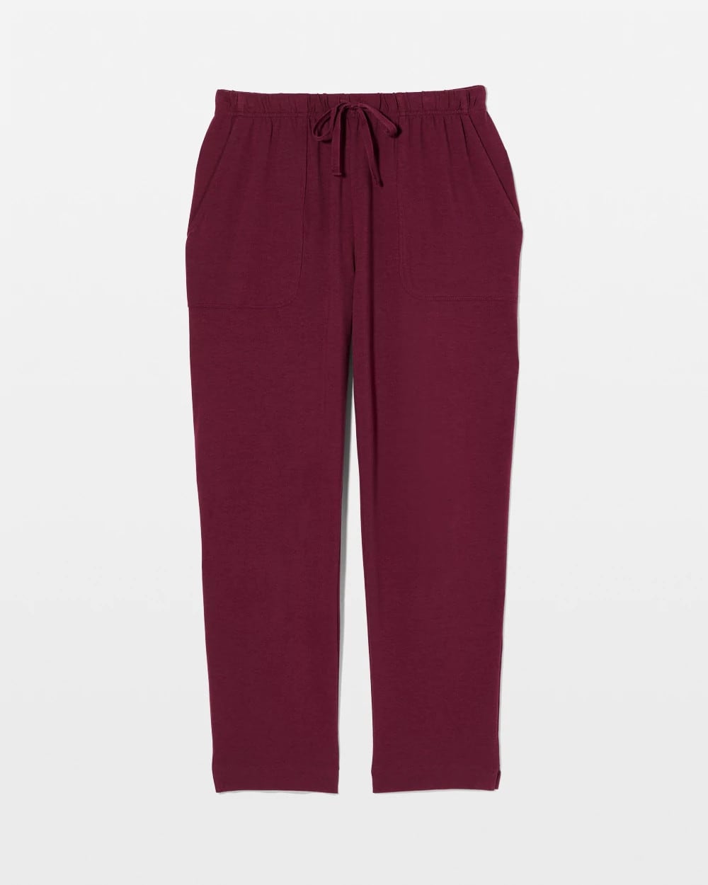 VELVET PLUM - Crop Pajama Pants