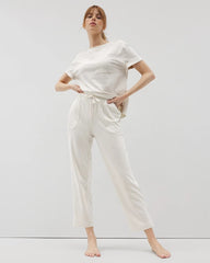 HEATHER CRYSTAL - Crop Pajama Pants