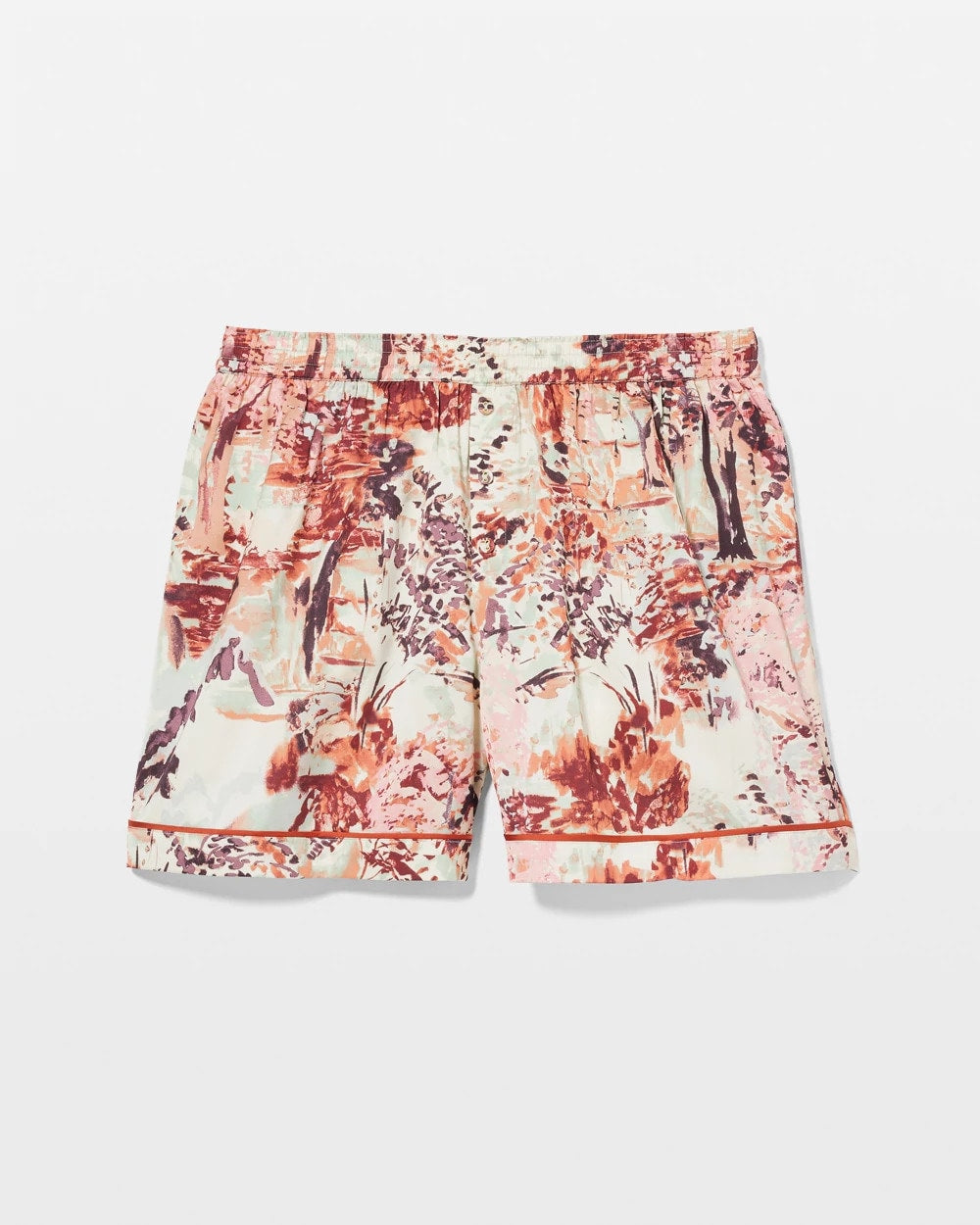 WALK IN THE PARK M CHAMP - Piped Pajama Shorts