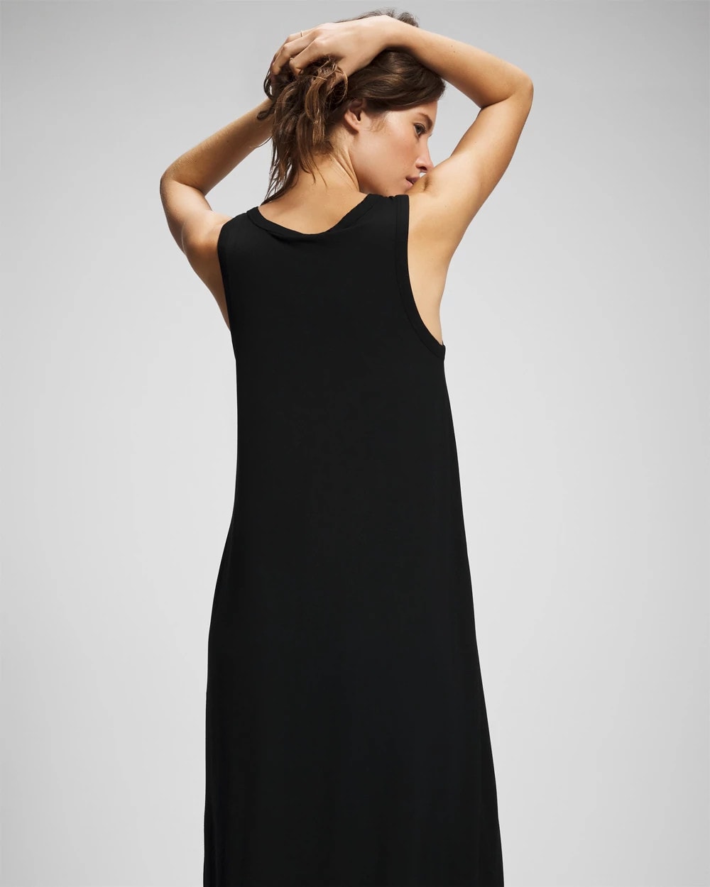 BLACK - Long Tank Sleepshirt
