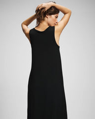 BLACK - Long Tank Sleepshirt