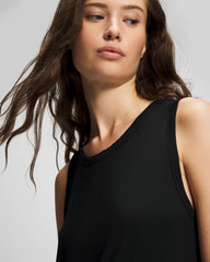 BLACK - Long Tank Sleepshirt