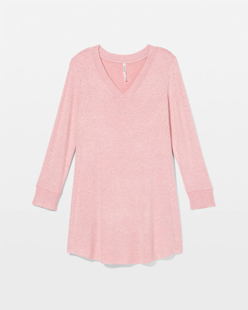 CAMEO PINK/DUSTY ROSE - Long Sleeve Sleepshirt