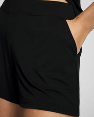 BLACK - Pajama Shorts