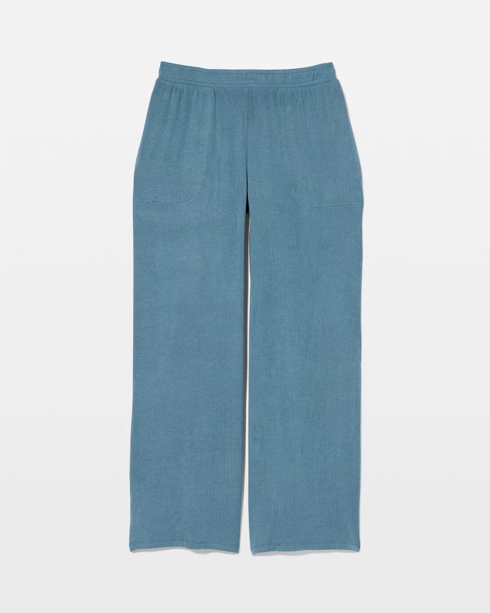 TAPESTRY - Lightweight Rib Knit Wide Leg Pajama Pants
