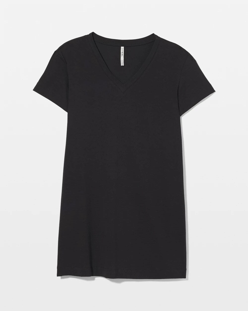 BLACK - Short-Sleeve Sleepshirt