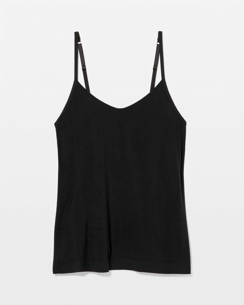 BLACK - V-Neck Pajama Cami