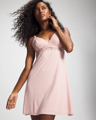 VINTAGE PINK - Soft Support Lace Chemise
